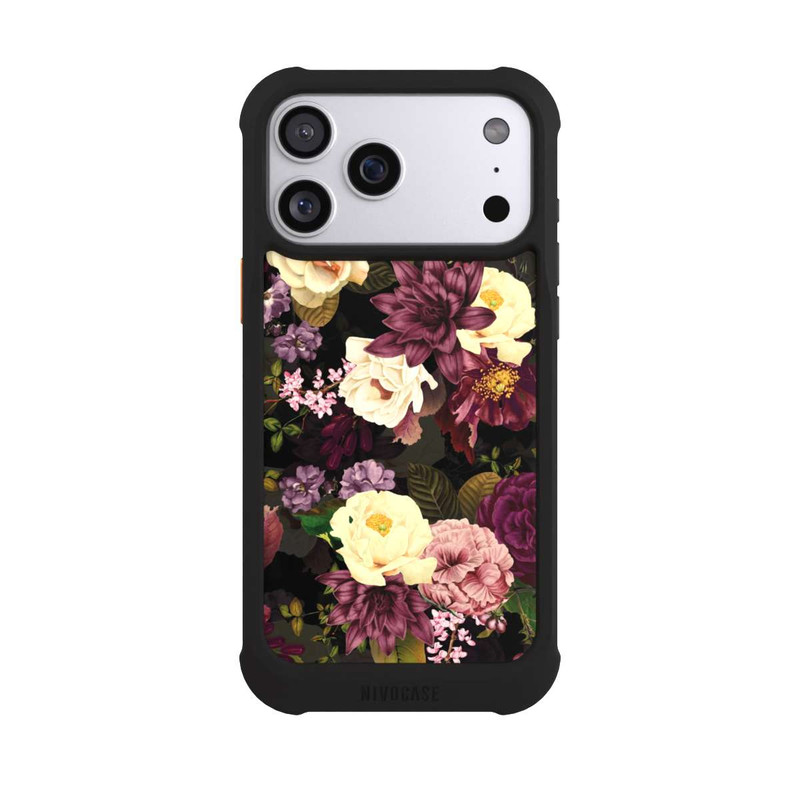 iPhone 17 Pro Max NIVOmax Fleurs Sombres & Abeilles