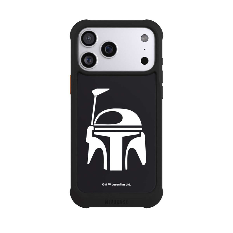 iPhone 17 Pro Max NIVOmax Boba Fett Helm Schwarz
