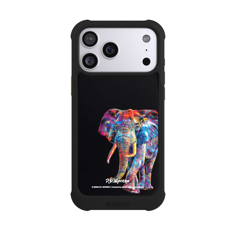 iPhone 17 Pro Max NIVOmax Elephant Art par P.D. Moreno