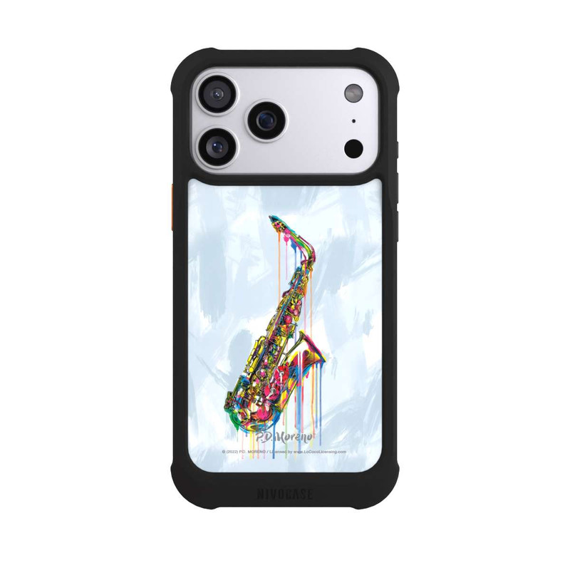 iPhone 17 Pro Max NIVOmax Saxophone Art By P.D. Moreno