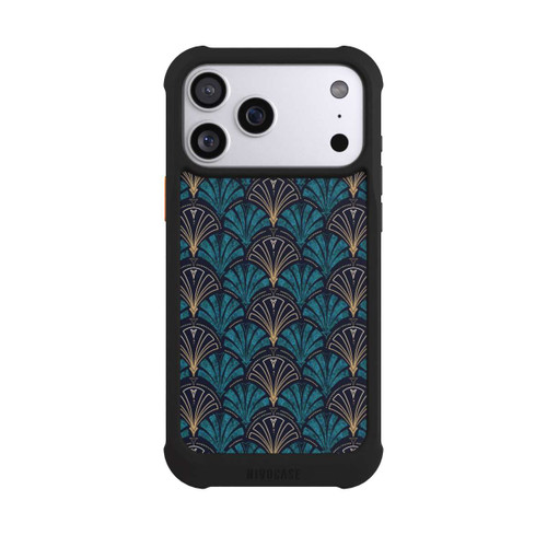 Apple iPhone 17 Pro Max NIVOmax Art Deco Teal Gold Seamless