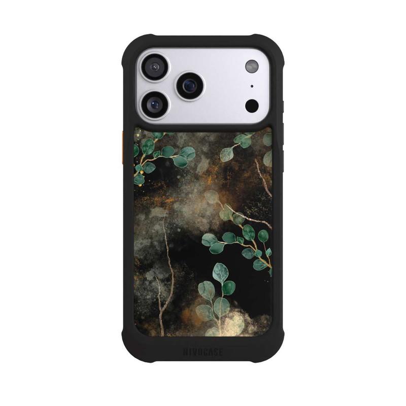 iPhone 17 Pro Max NIVOmax Eucalyptus en Fond