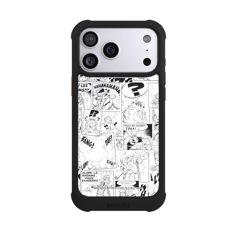 iPhone 17 Pro Max NIVOmax BD Astérix Blanc & Noir