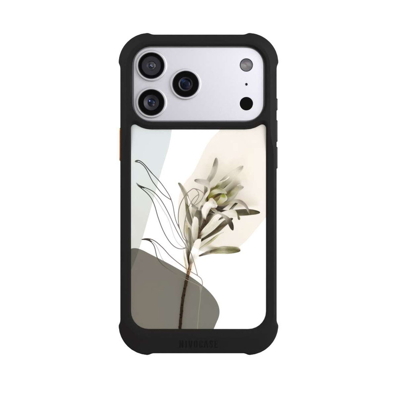 iPhone 17 Pro Max NIVOmax Boho Line Art Olivgrün