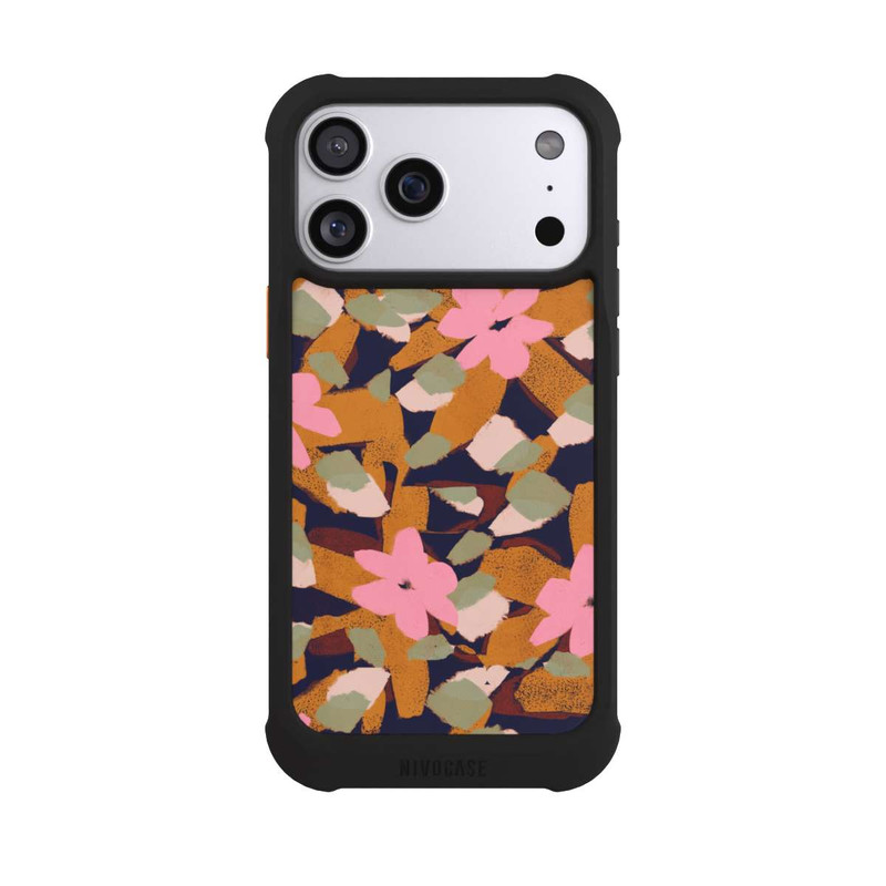 iPhone 17 Pro Max NIVOmax Pattern Fleurs Roses