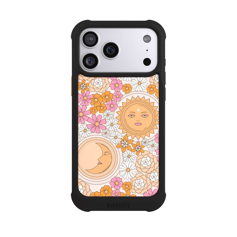 iPhone 17 Pro Max NIVOmax Moon Sun Flowers