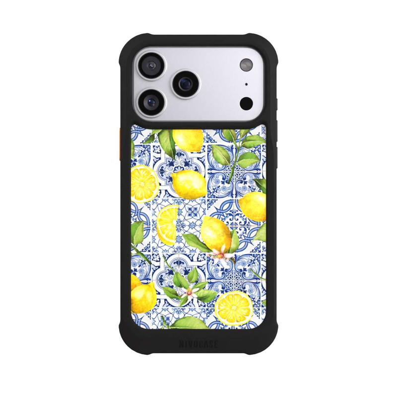 iPhone 17 Pro Max NIVOmax Citrons Grecques Pattern