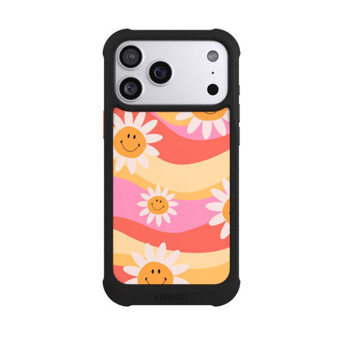 Apple iPhone 17 Pro Max NIVOmax Retro Smiles Orange Colorful