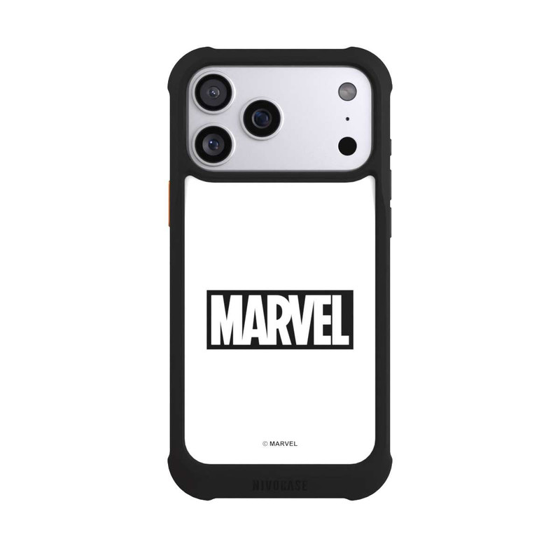 iPhone 17 Pro Max NIVOmax Marvel Logo White