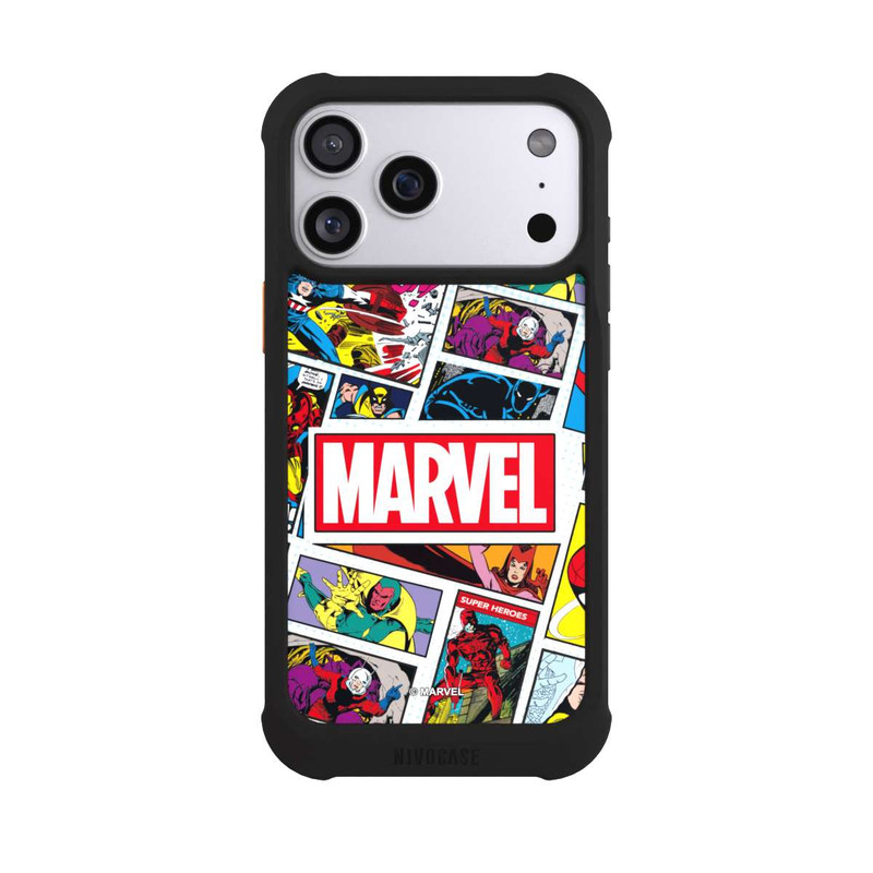 iPhone 17 Pro Max NIVOmax Marvel Comic Pattern