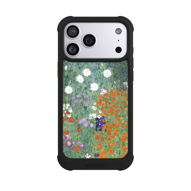 iPhone 17 Pro Max NIVOmax Jardin en Fleur - Gustav Klimt