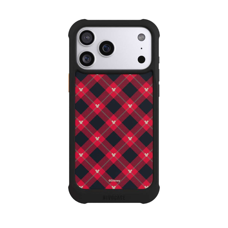 iPhone 17 Pro Max NIVOmax Mickey Weihnachtsmuster Rot