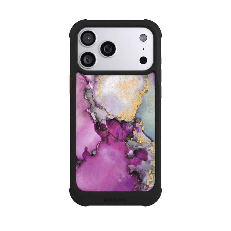 iPhone 17 Pro Max NIVOmax Alcohol Ink Art Pink
