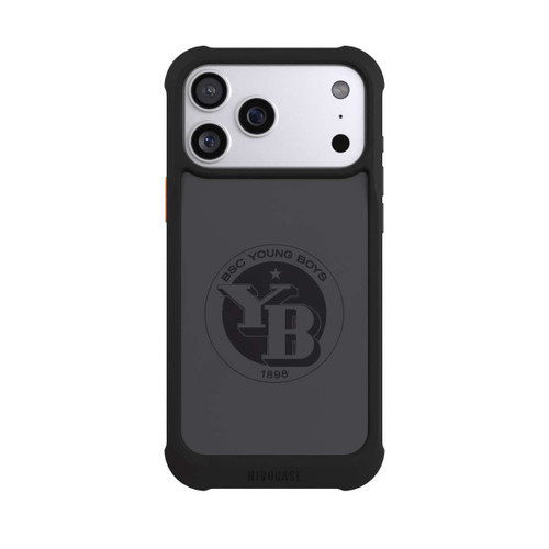 Apple iPhone 17 Pro Max NIVOmax BSC YB Logo Grau