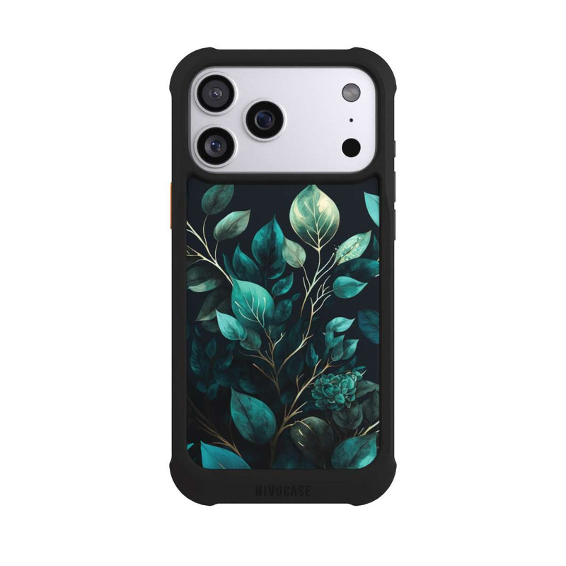 iPhone 17 Pro Max NIVOmax Eukalyptus dunkler Hintergrund