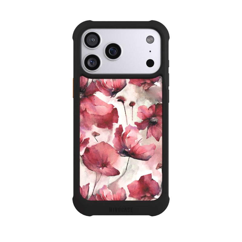 iPhone 17 Pro Max NIVOmax Wilde Mohnblumen