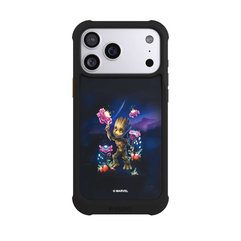 iPhone 17 Pro Max NIVOmax Baby Groot Fleurs