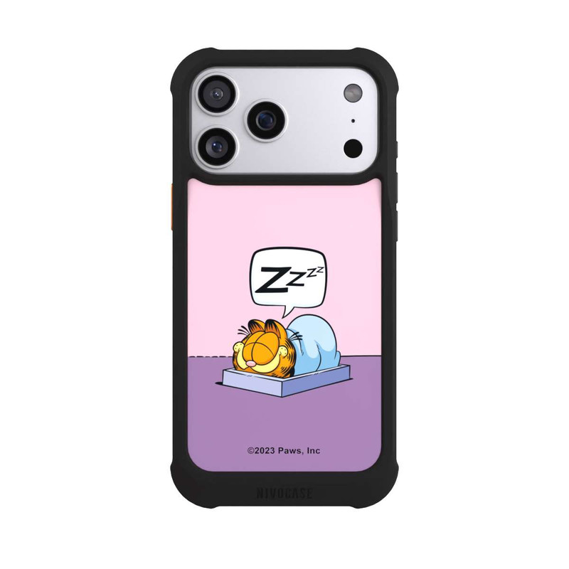 iPhone 17 Pro Max NIVOmax Garfield Nap Attack Pink 