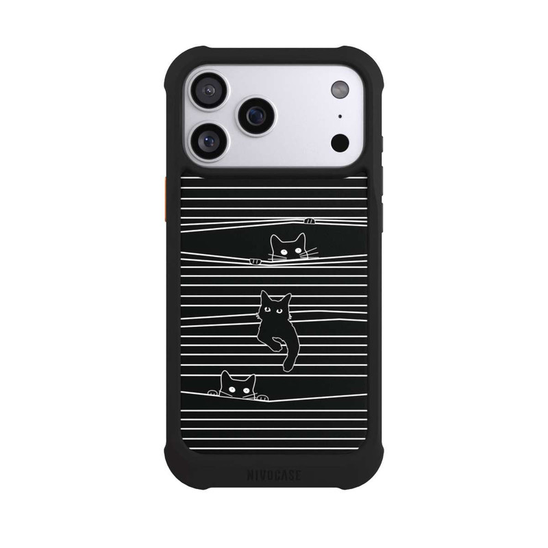 iPhone 17 Pro Max NIVOmax Cats Peeping