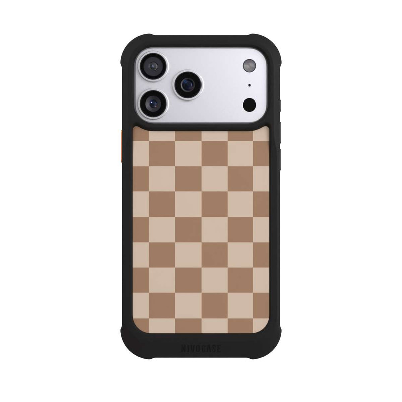 iPhone 17 Pro Max NIVOmax Braun Karo