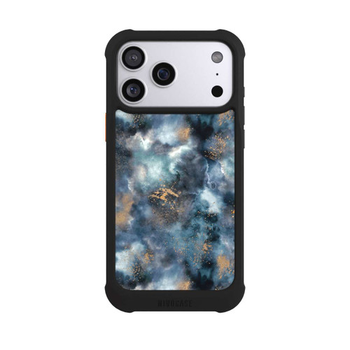 Apple iPhone 17 Pro Max NIVOmax Smoky Marble Watercolor Navy