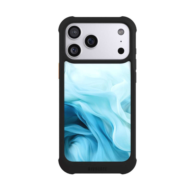 iPhone 17 Pro Max NIVOmax Smooth Blue Texture