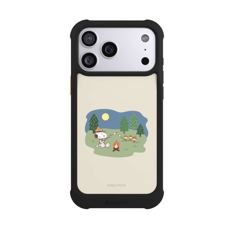 iPhone 17 Pro Max NIVOmax Snoopy Lagerfeuer