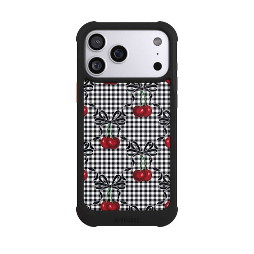 Apple iPhone 17 Pro Max NIVOmax Cherry Pattern Black