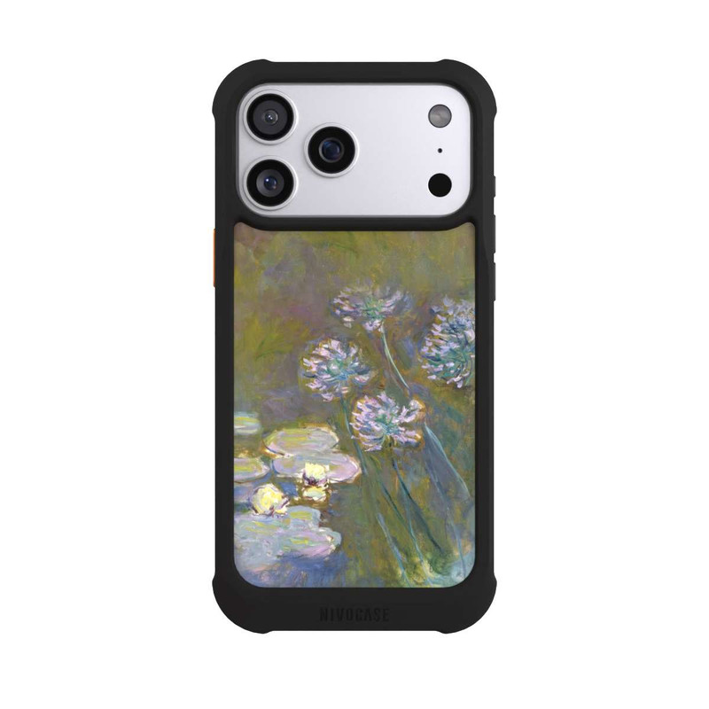 iPhone 17 Pro Max NIVOmax Waterlilies and Agapanthus