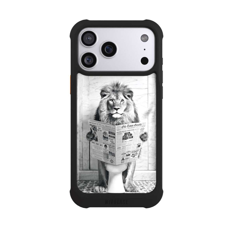 iPhone 17 Pro Max NIVOmax Lion Toilet