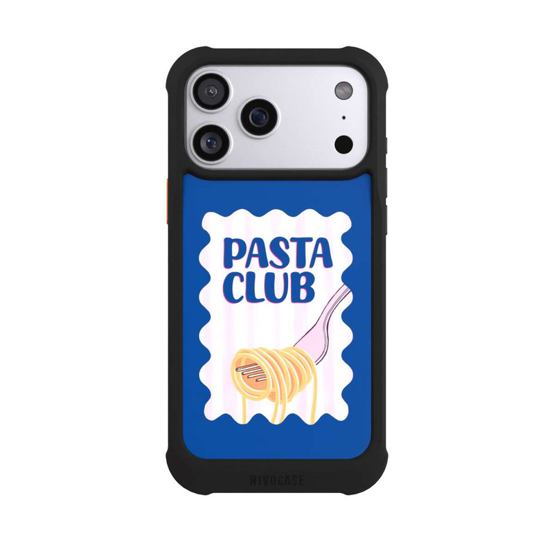 iPhone 17 Pro Max NIVOmax Pasta Club in Blue and Pink