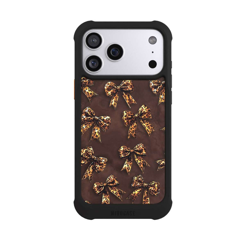 iPhone 17 Pro Max NIVOmax Bows Wild Cheetah