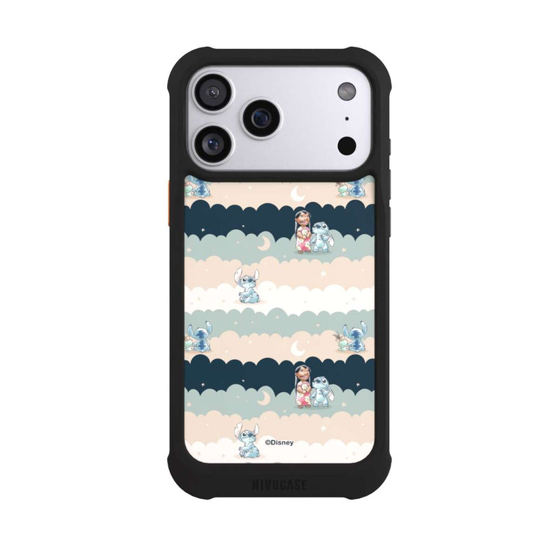 iPhone 17 Pro Max NIVOmax Stitch Pastel Stars Pattern