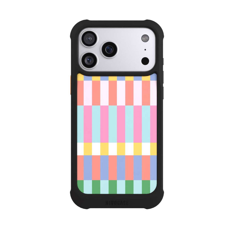 iPhone 17 Pro Max NIVOmax Checked Theme Pastel