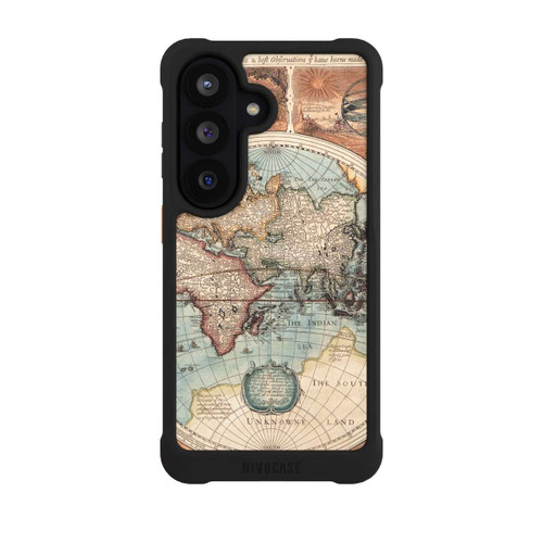 Samsung Galaxy S26 NIVOmax Vintage Weltkarte