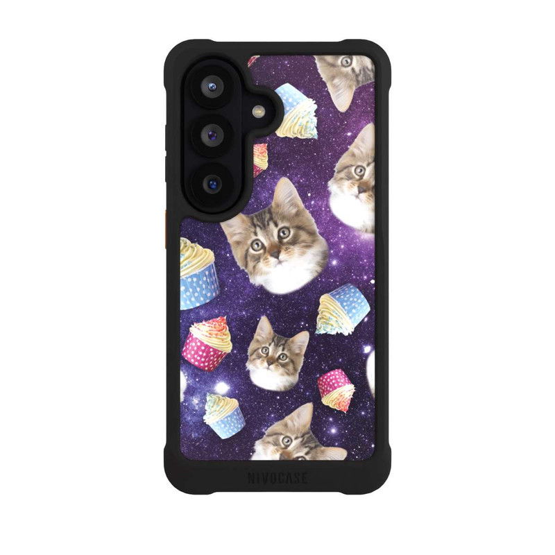 Galaxy S26 NIVOmax Crazy Galaxy Space Cats