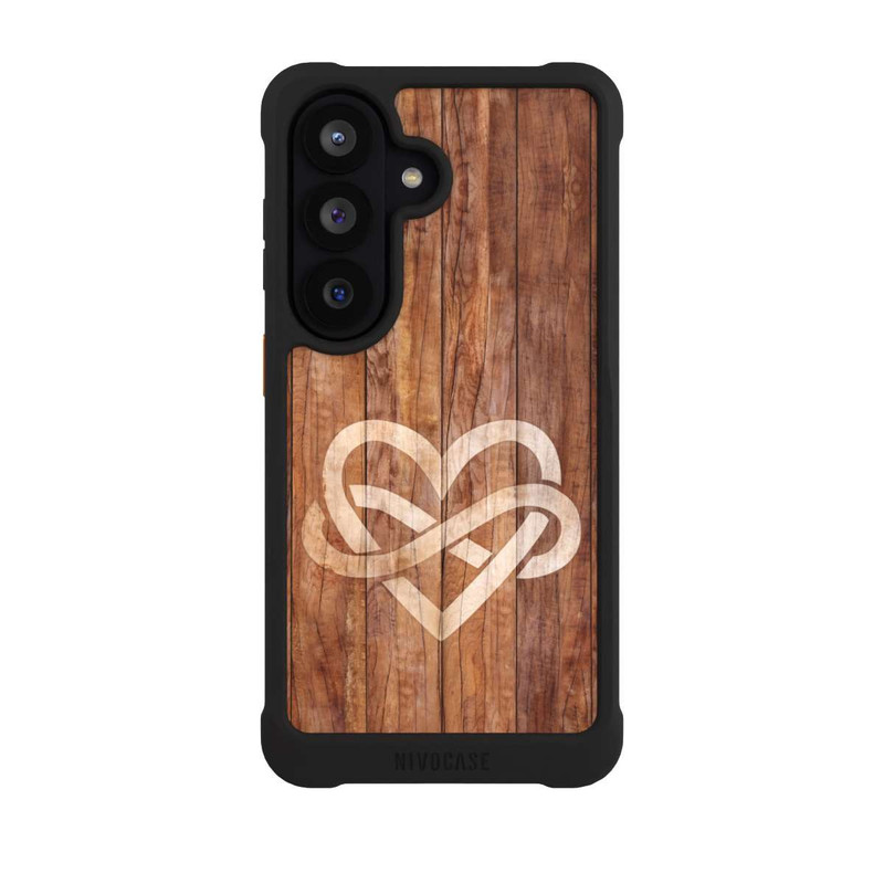 Galaxy S26 NIVOmax Herz Holz