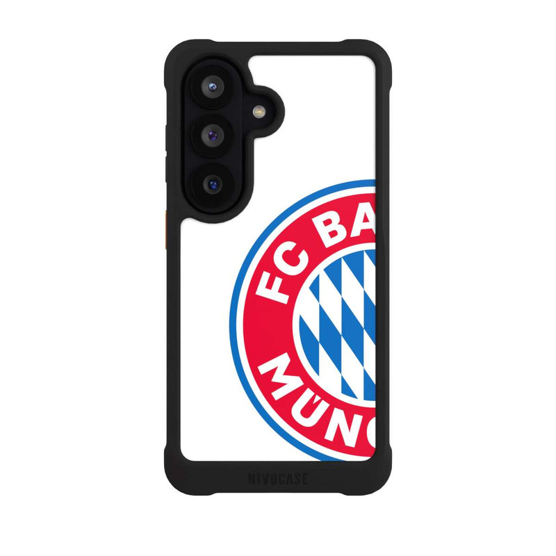 Galaxy S26 NIVOmax Big FCB Logo white