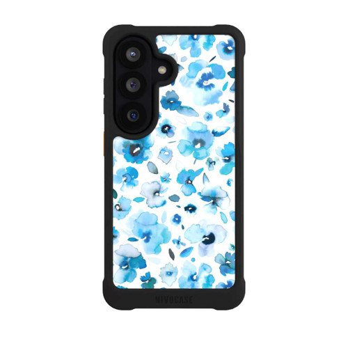 Samsung Galaxy S26 NIVOmax Blue Tropical Flowers