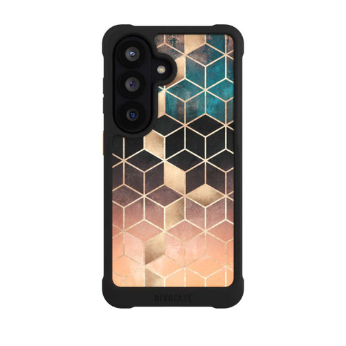 Samsung Galaxy S26 NIVOmax Ombre Traum Würfel Gold Druck