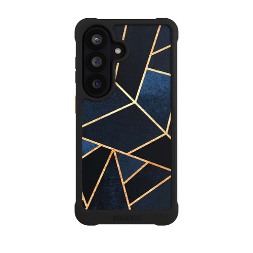 Samsung Galaxy S26 NIVOmax Navy Stone Gold Print