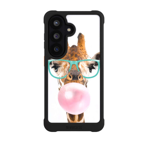 Samsung Galaxy S26 NIVOmax Giraffe mit Kaugummi