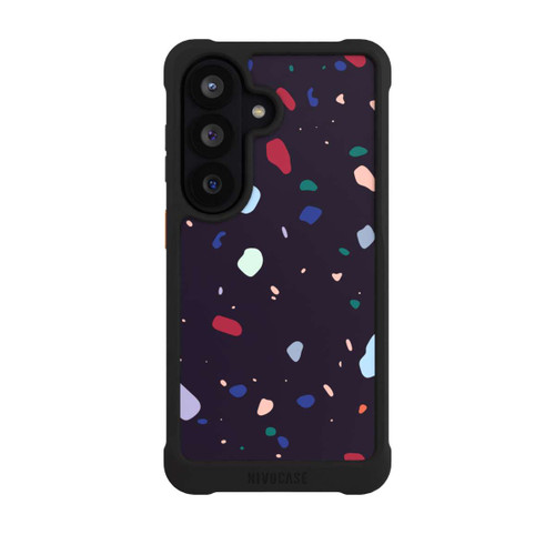 Samsung Galaxy S26 NIVOmax Modern Dark Rounded Terrazzo