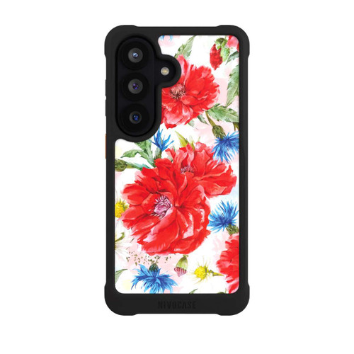 Samsung Galaxy S26 NIVOmax Prairie d'Été, Bleuets et Coquelicots
