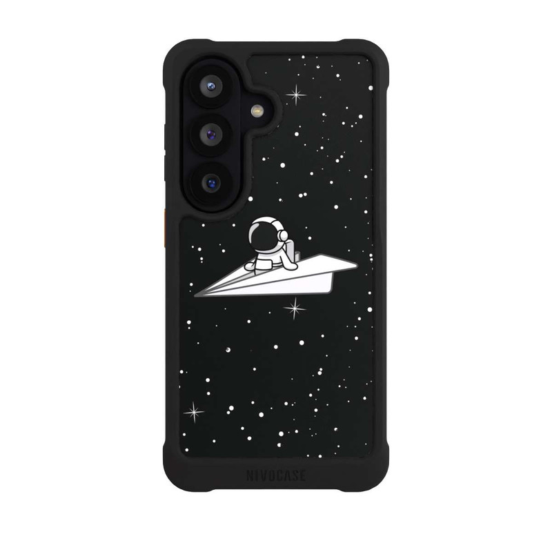 Galaxy S26 NIVOmax Astronaut Paper Plane Comic