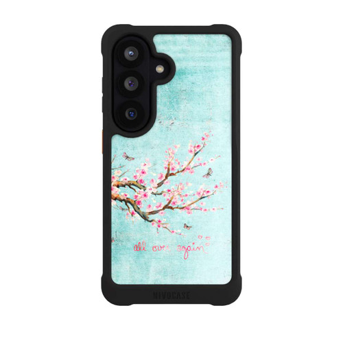 Samsung Galaxy S26 NIVOmax Kirschblütenbaummuster Blau