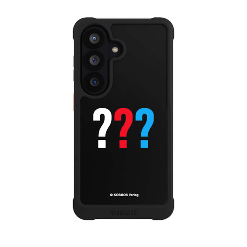 Samsung Galaxy S26 NIVOmax Drei Fragezeichen Logo