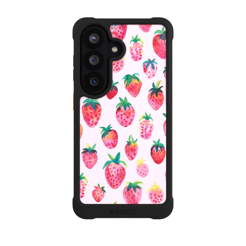 Galaxy S26 NIVOmax Aquarell Erdbeeren