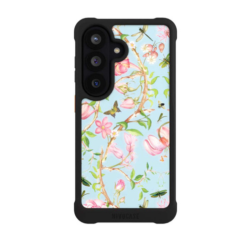 Samsung Galaxy S26 NIVOmax Vintage Botanic Flowers Blue