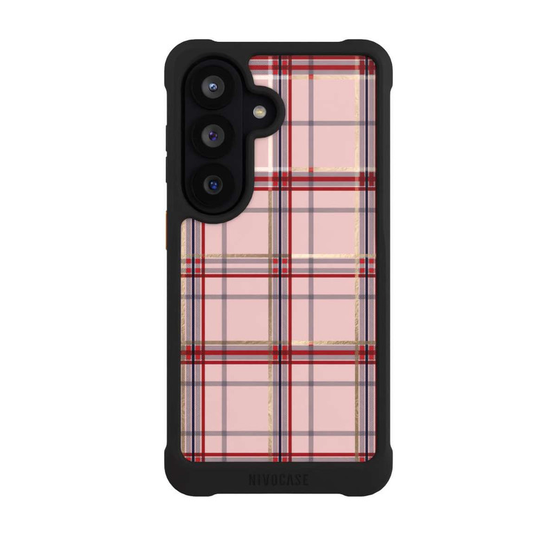 Galaxy S26 NIVOmax TARTAN PINK